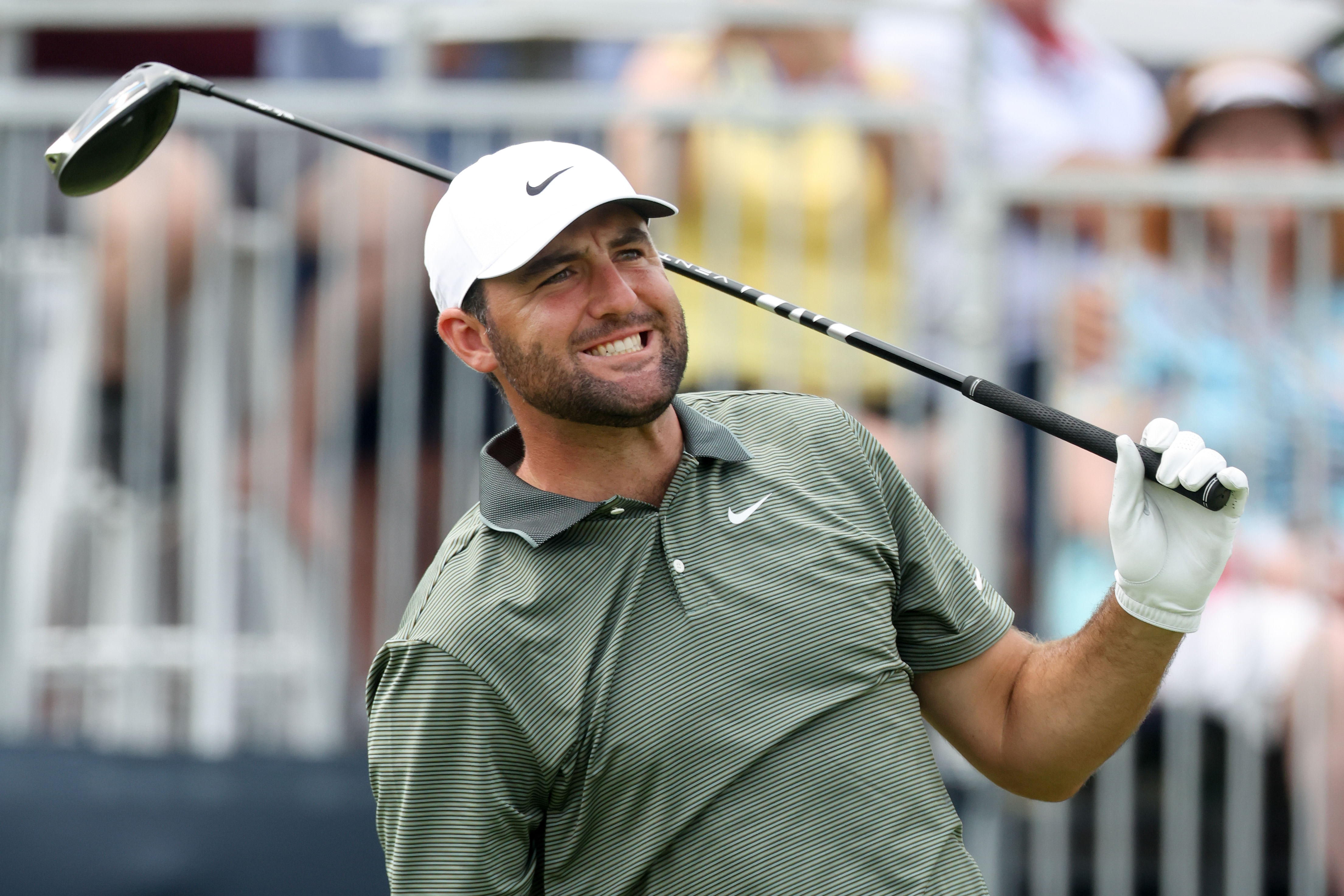 Scottie Scheffler is four over (Image via Imagn)